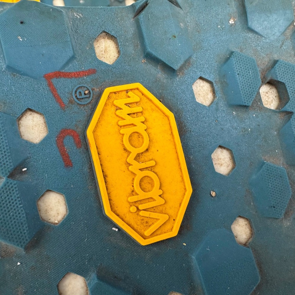 Deckers X Lab X-PONENT H.R Trail Running Shoes Yellow Black Blue Vibram Matryx - Picture 7 of 10